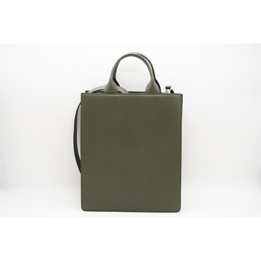 ★3日以内返品可★ 美品 Valextra ヴァレクストラ ソフトカーフスキン ボクシィ ミリタリー | Valextra | 03