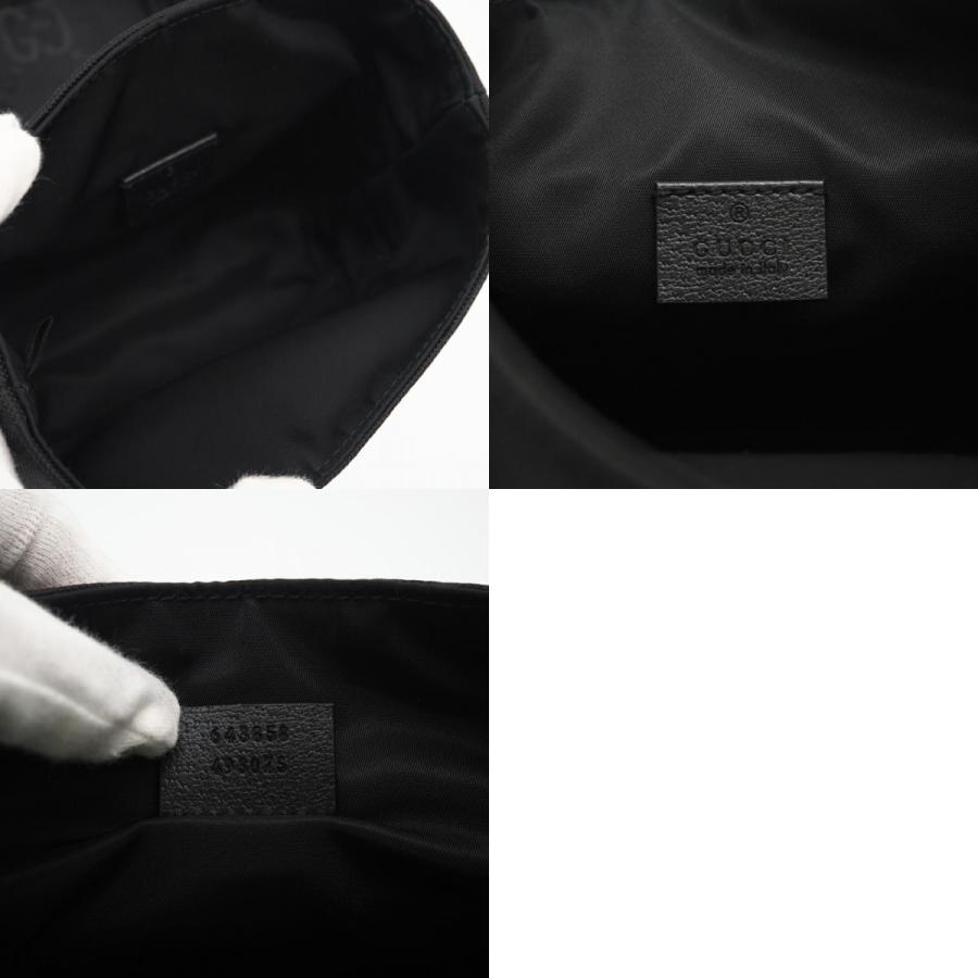 ★3日以内返品可★ 極美品 GUCCI グッチ GGナイロン オフザグリット 643858 ショルダーバッグ ブラック ナイロン | GUCCI | 09
