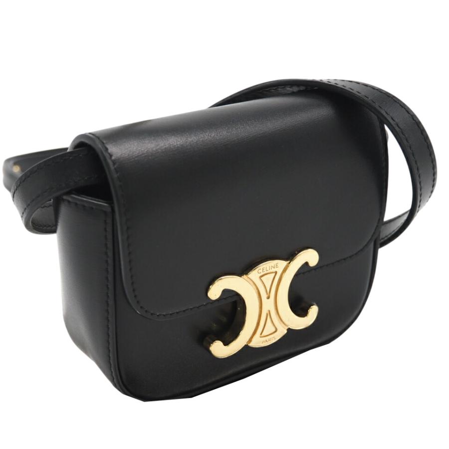 ★3日以内返品可★ 美品 CELINE セリーヌ シャイニーカーフスキン ミニ クロード 10I513DPV.38NO | CELINE | 02