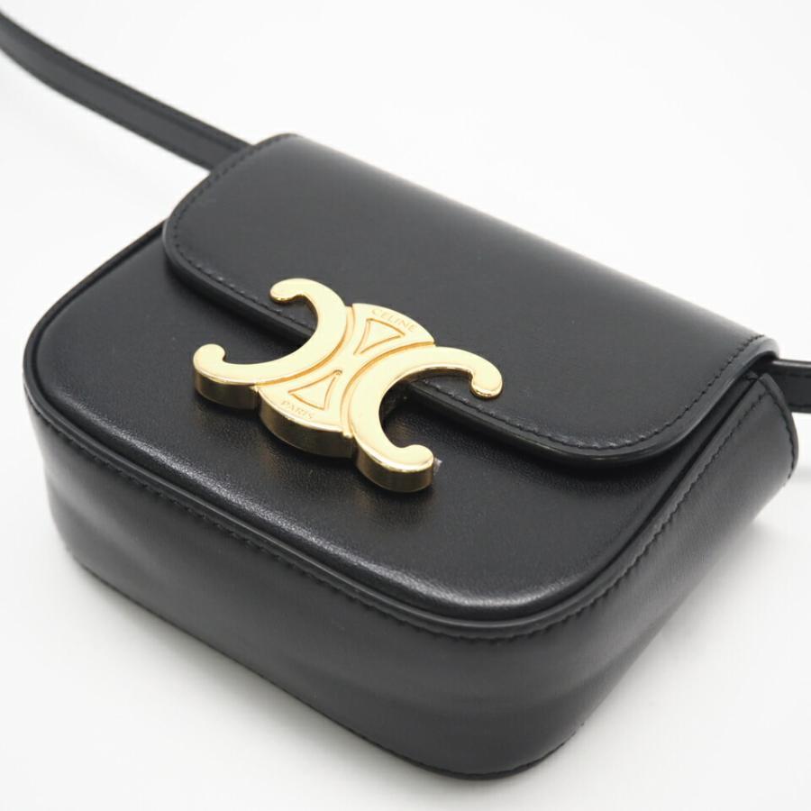 ★3日以内返品可★ 美品 CELINE セリーヌ シャイニーカーフスキン ミニ クロード 10I513DPV.38NO | CELINE | 03