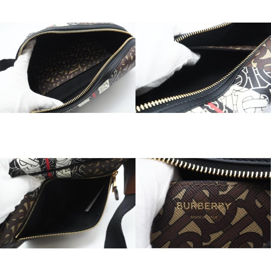 BURBERRY バーバリー　ボディバッグ 黒 ストライプ BURBERRY（バーバリー） ☆3日以内返品可☆ 美品 モノグラムストライプ
