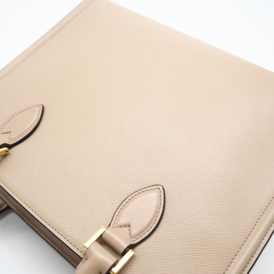 ★3日以内返品可★ 美品 PRADA プラダ サフィアーノ ロゴ 2WAYバッグ ベージュ CAMMEO 1BA227 | PRADA | 02