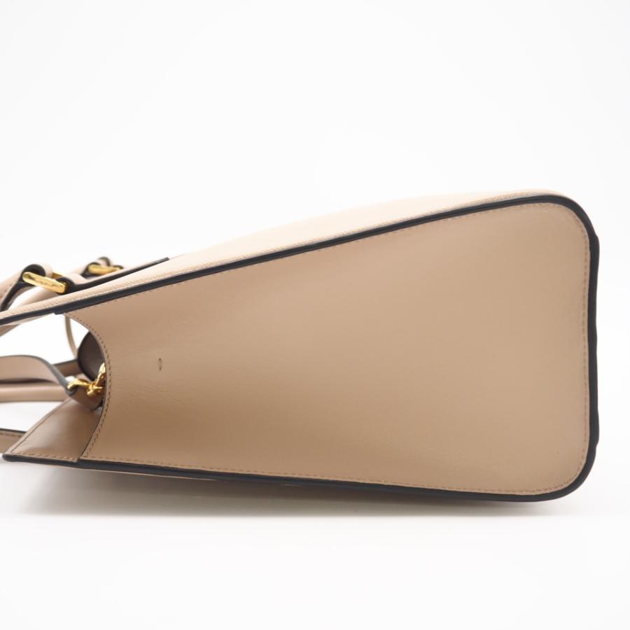 ★3日以内返品可★ 美品 PRADA プラダ サフィアーノ ロゴ 2WAYバッグ ベージュ CAMMEO 1BA227 | PRADA | 03