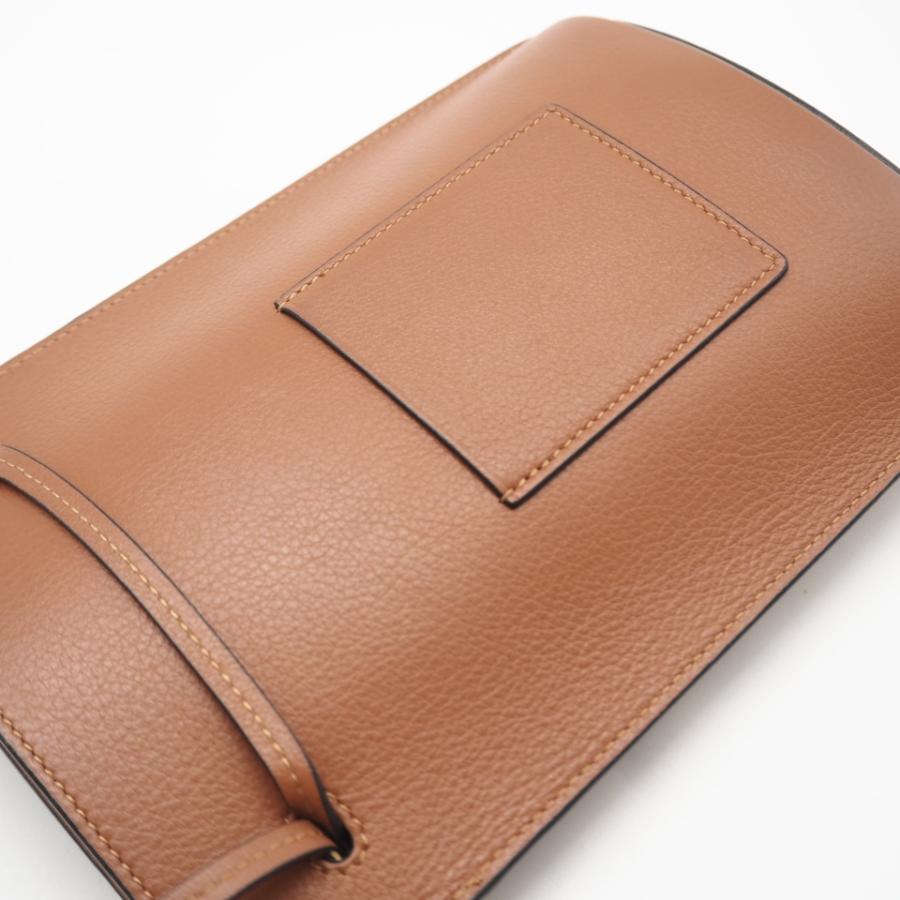 ★3日以内返品可★ 極美品 LOEWE ロエベ カーフスキン ダイスポケット ショルダーバッグ タン C630R12X01 | LOEWE | 02