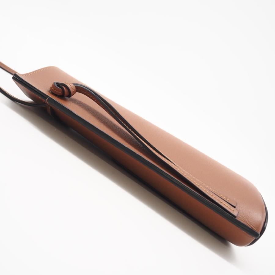 ★3日以内返品可★ 極美品 LOEWE ロエベ カーフスキン ダイスポケット ショルダーバッグ タン C630R12X01 | LOEWE | 03