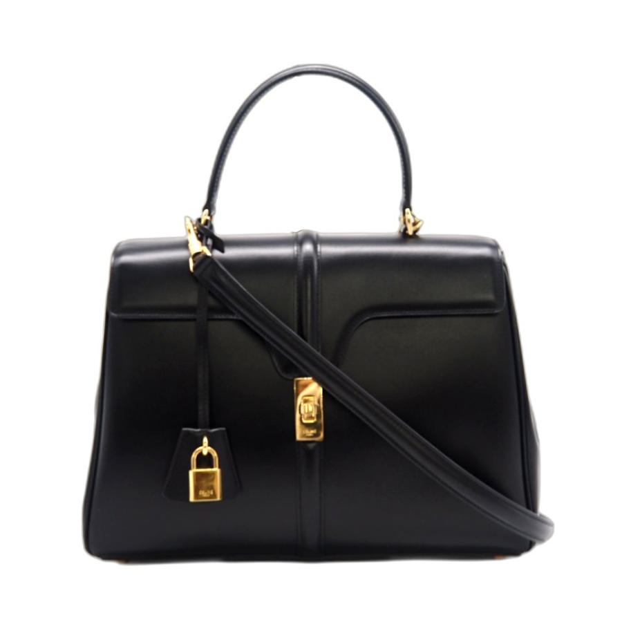 ★3日以内返品可★ 美品 CELINE セリーヌ サチネイテッドカーフスキン クラシック 16セーズ | CELINE | 01