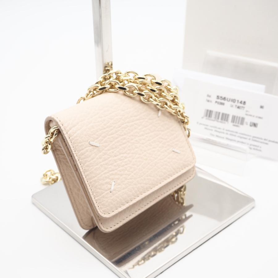 ★3日以内返品可★ 極美品 MAISON MARGIELA メゾンマルジェラ レザー 4ステッチ チェーンウォレット | 