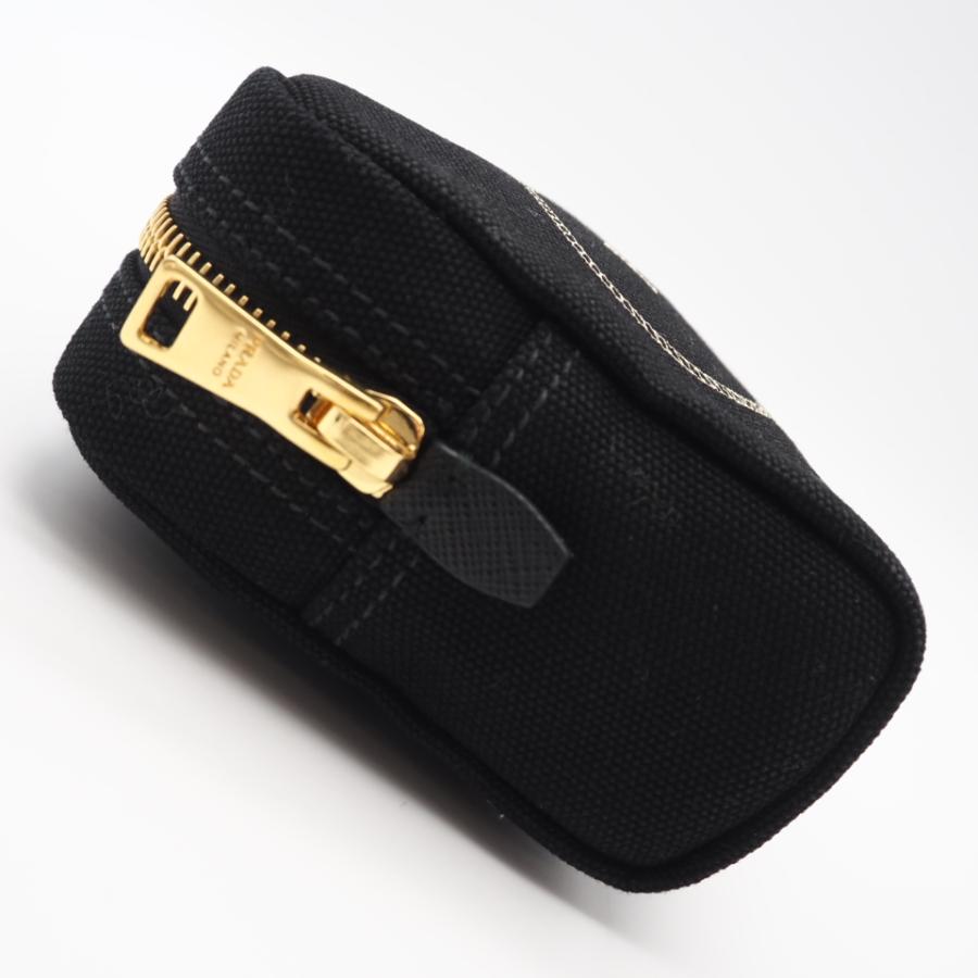 ★3日以内返品可★ 極美品 PRADA プラダ キャンバス カナパロゴ ポーチ NERO 1NA021 ポーチ ブラック | PRADA | 05