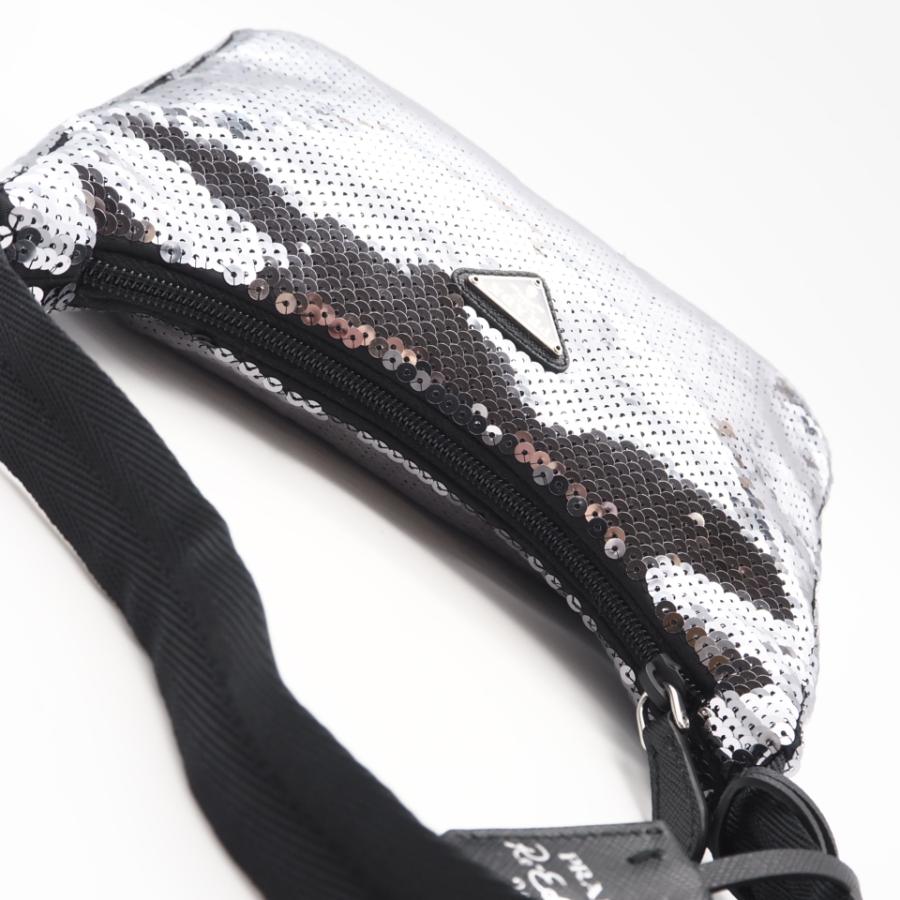 ★3日以内返品可★ 未使用 PRADA プラダ ナイロン Re-Edition スパンコール ホーボー ナイロン ハンドバッグ | PRADA | 07