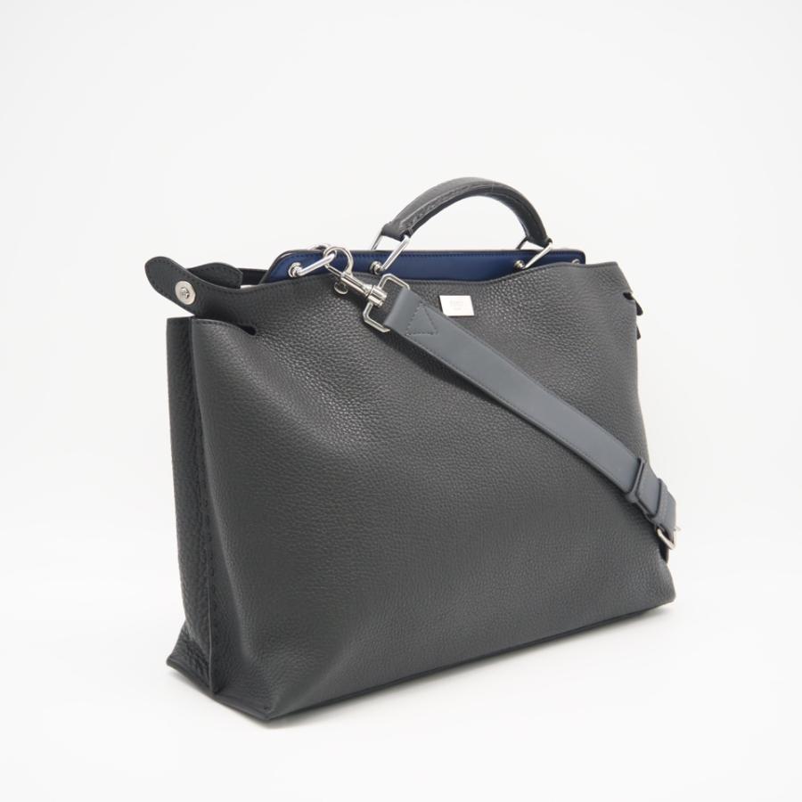 ★3日以内返品可★ 美品 FENDI フェンディ レザー ピーカブー アイコニック エッセンシャル ビジネスバッグ 7VA476 | FENDI