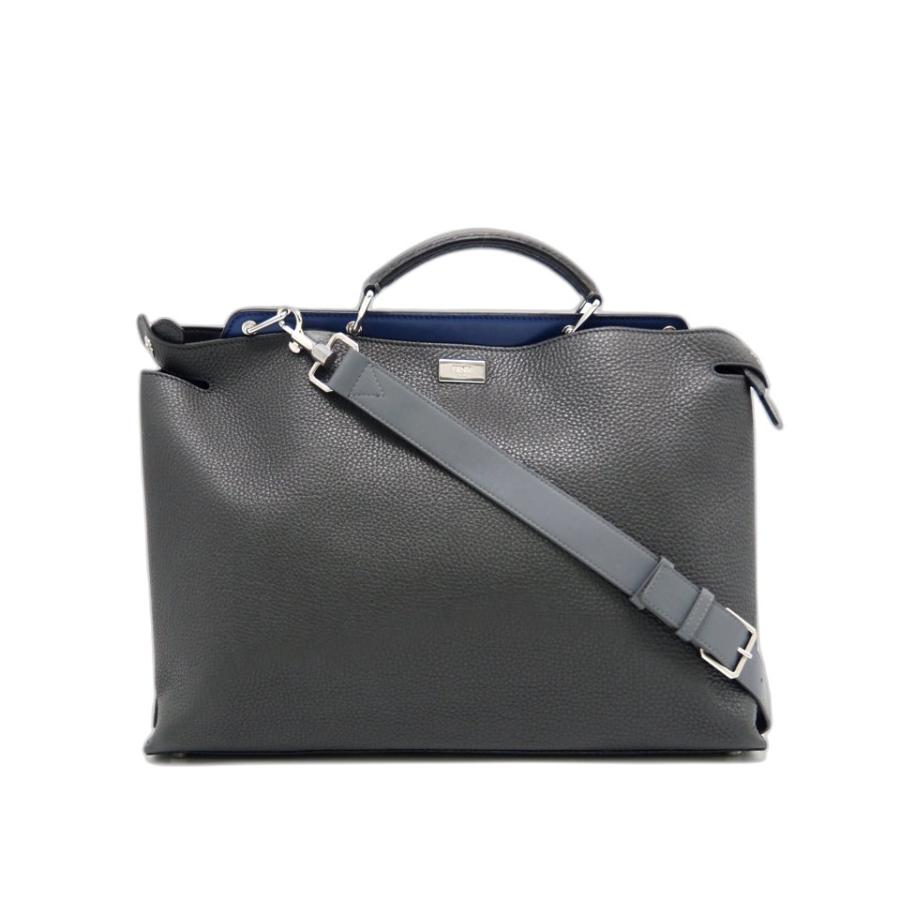★3日以内返品可★ 美品 FENDI フェンディ レザー ピーカブー アイコニック エッセンシャル ビジネスバッグ 7VA476_1