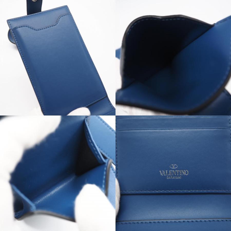 ★3日以内返品可★ 美品 VALENTINO ヴァレンティノ レザー ロゴ モバイルケース RY0P0Q41LVN | VALENTINO | 08