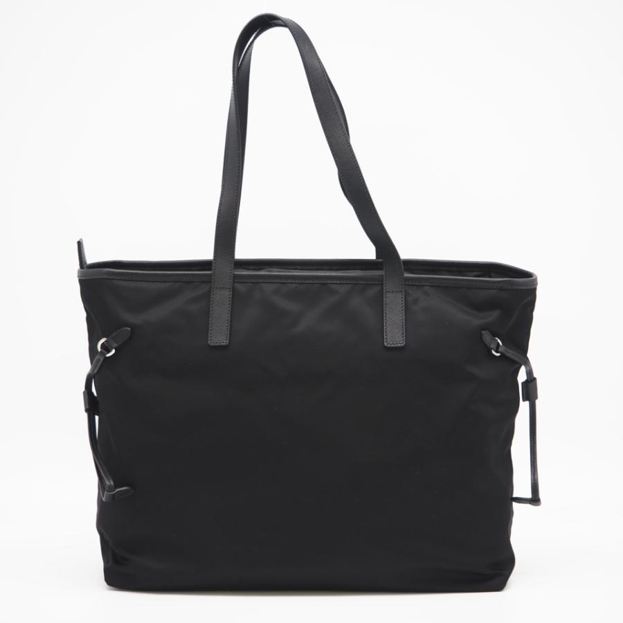 ★3日以内返品可★ 美品 PRADA プラダ テスート レザー ロゴプレート トートバッグ 1BG401 トートバッグ ブラック | PRADA | 02