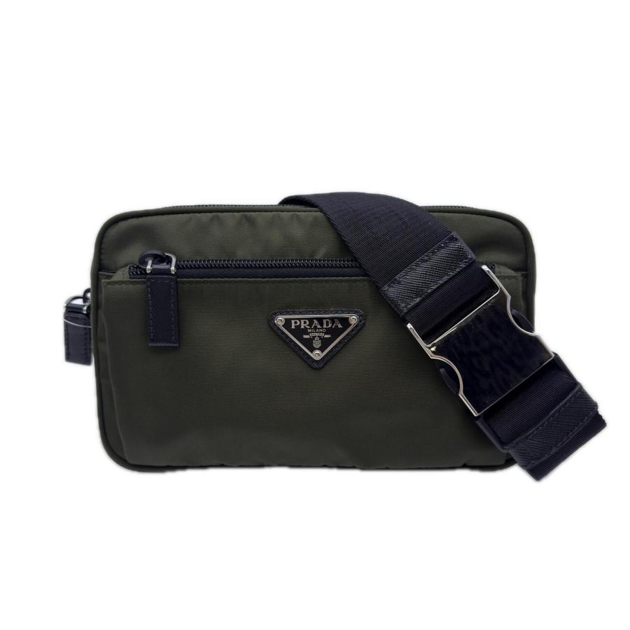 ★3日以内返品可★ 美品 PRADA プラダ Re-Nylon xサフィアーノ レザー ベルトバッグ 2VL977 | PRADA | 01