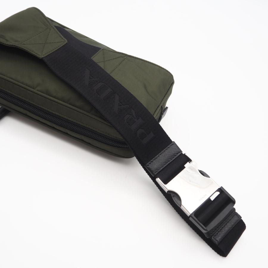 ★3日以内返品可★ 美品 PRADA プラダ Re-Nylon xサフィアーノ レザー ベルトバッグ 2VL977 | PRADA | 03