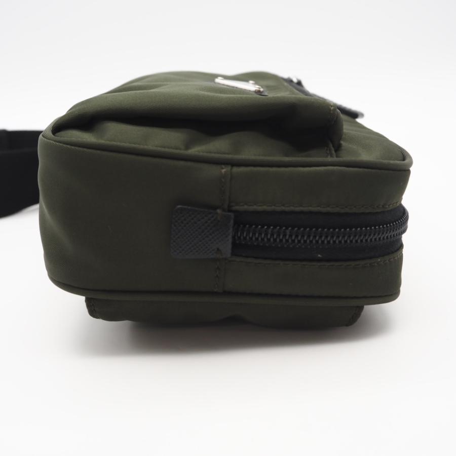 ★3日以内返品可★ 美品 PRADA プラダ Re-Nylon xサフィアーノ レザー ベルトバッグ 2VL977 | PRADA | 06