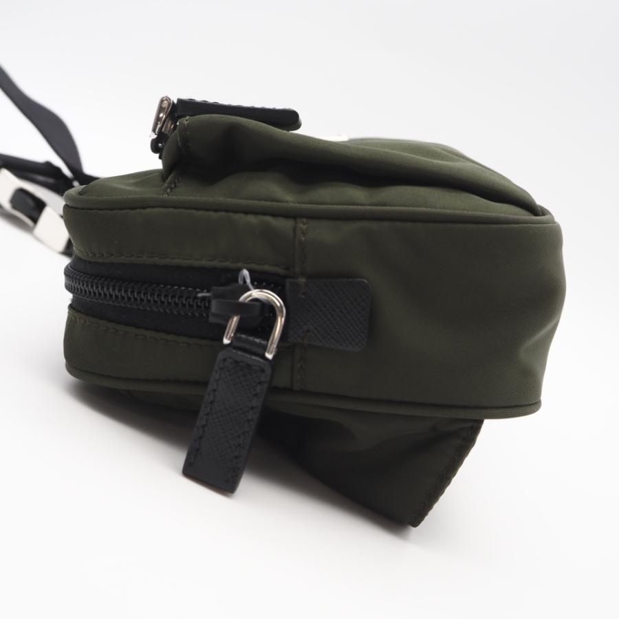 ★3日以内返品可★ 美品 PRADA プラダ Re-Nylon xサフィアーノ レザー ベルトバッグ 2VL977 | PRADA | 07