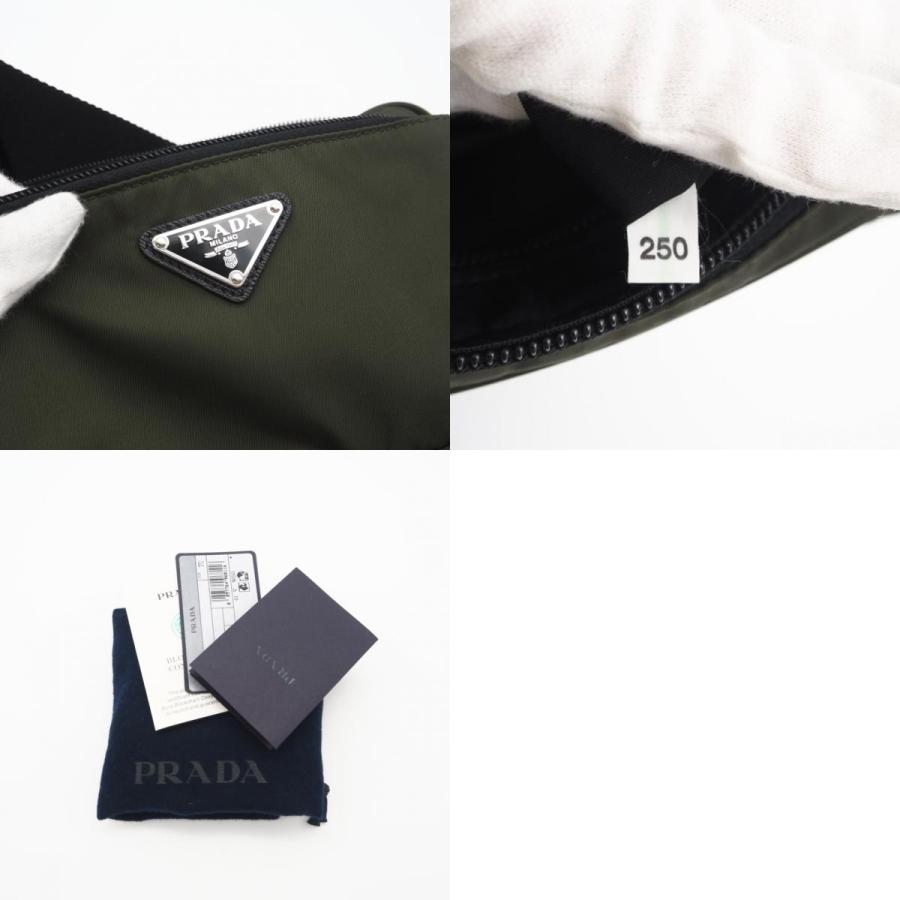 ★3日以内返品可★ 美品 PRADA プラダ Re-Nylon xサフィアーノ レザー ベルトバッグ 2VL977 | PRADA | 09
