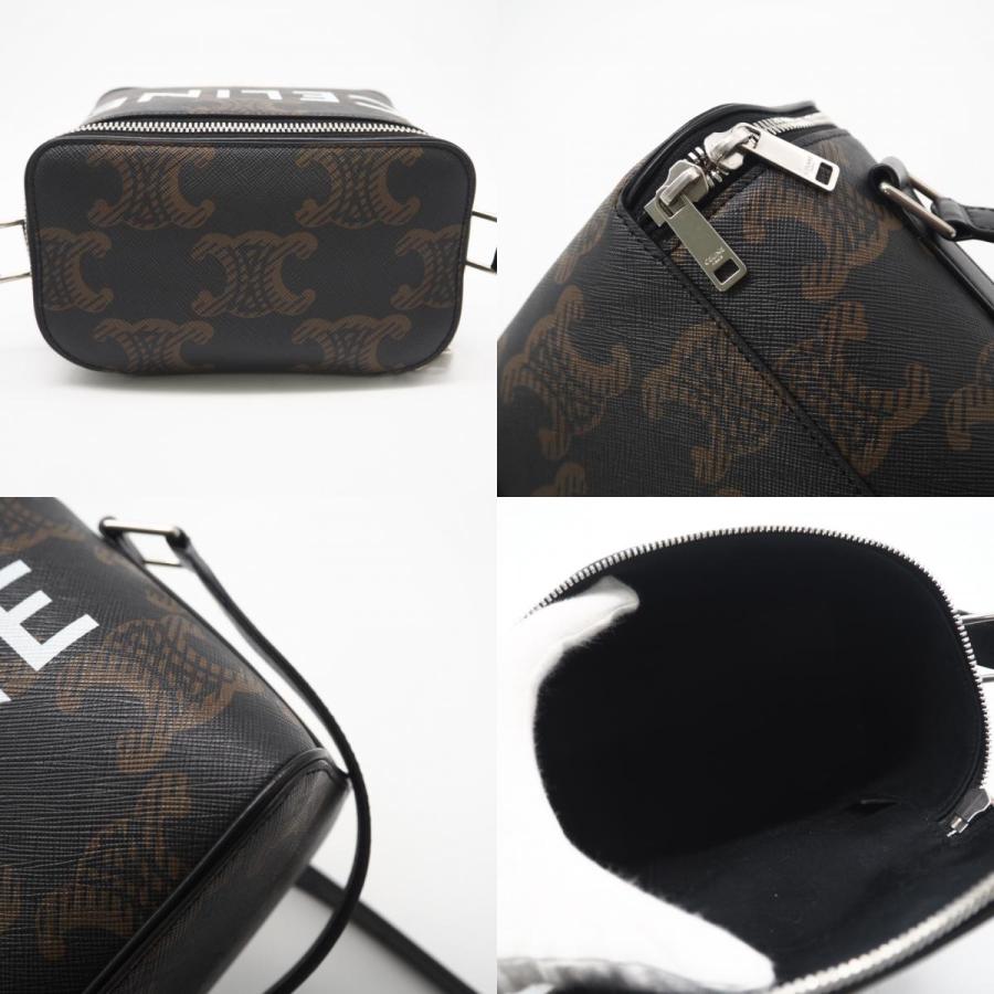 ★3日以内返品可★ 美品 CELINE セリーヌ トリオンフ キャンバス ボックス ショルダーバッグ タン 110592EJG | CELINE | 08