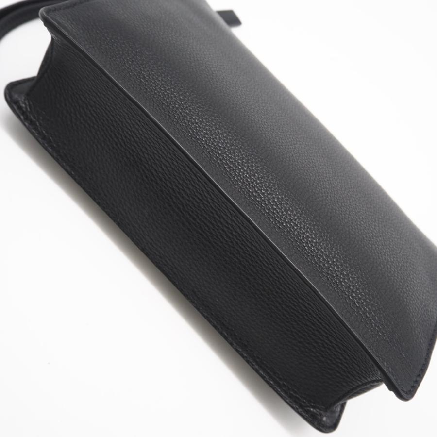 ★3日以内返品可★ 極美品 PRADA プラダ ヴィッテロ シティ レザー ロゴプレート セカンドバッグ ネロ 2VF006 | PRADA | 07