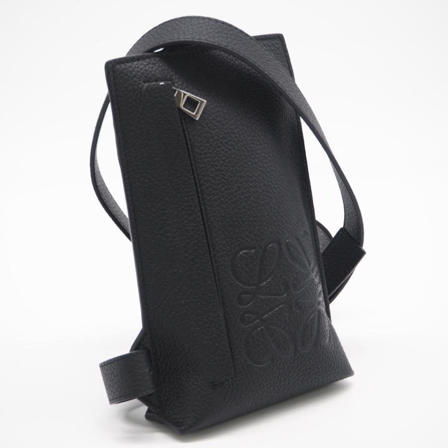 ★3日以内返品可★ 極美品 LOEWE ロエベ アナグラム バーティカル Tポケット ボディバッグ C500P02X02 | LOEWE