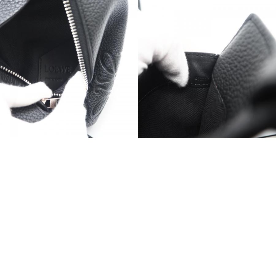 ★3日以内返品可★ 極美品 LOEWE ロエベ アナグラム バーティカル Tポケット ボディバッグ C500P02X02 | LOEWE | 09