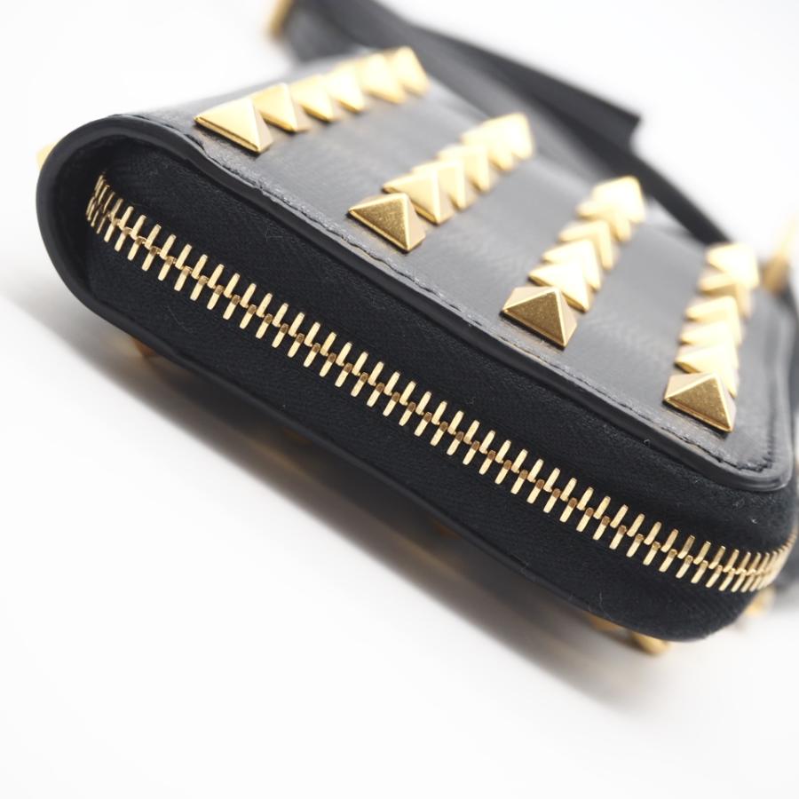 ★3日以内返品可★ 極美品 VALENTINO ヴァレンティノ ロックスタッズ ネックストラップ付きウォレット | VALENTINO | 05