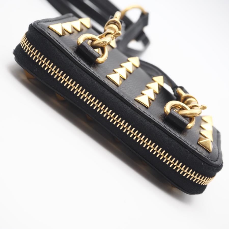 ★3日以内返品可★ 極美品 VALENTINO ヴァレンティノ ロックスタッズ ネックストラップ付きウォレット | VALENTINO | 06