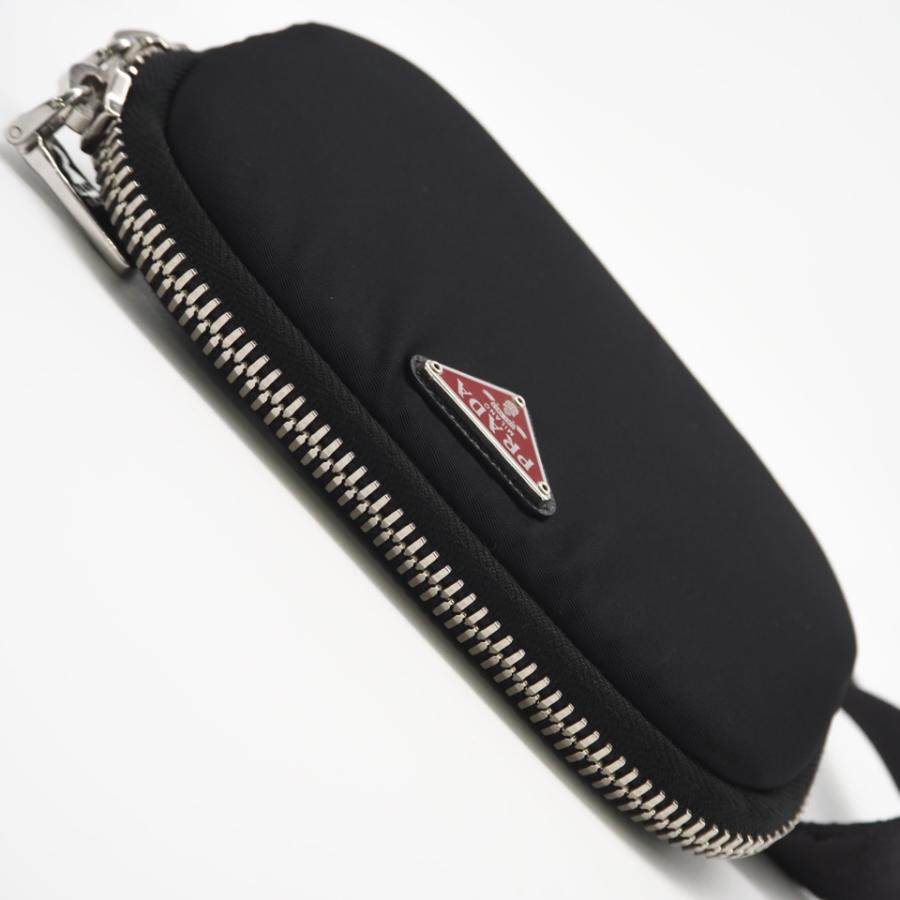 ★3日以内返品可★ 美品 PRADA プラダ テスート ロゴプレート ボディバッグ - ボディバッグ ブラック レッド ナイロン | PRADA | 06