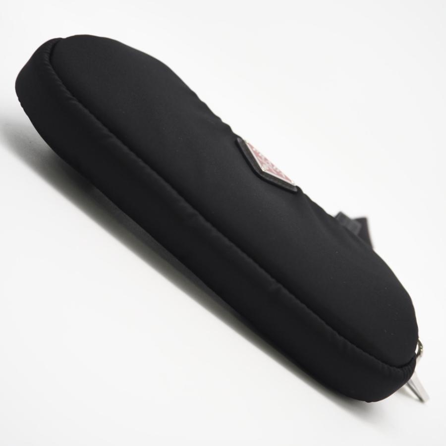 ★3日以内返品可★ 美品 PRADA プラダ テスート ロゴプレート ボディバッグ - ボディバッグ ブラック レッド ナイロン | PRADA | 07