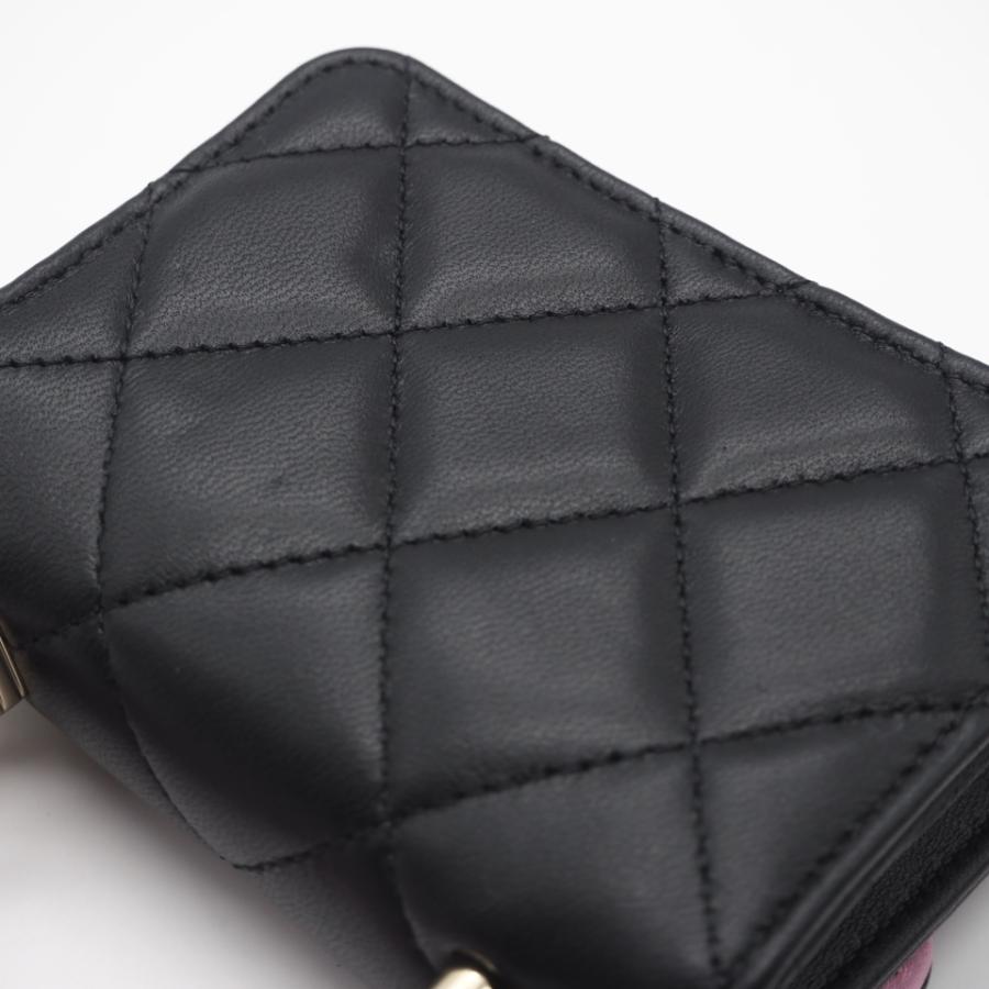 ★3日以内返品可★ 極美品 CHANEL シャネル マトラッセ ラムスキン ココマーク チェーンマイクロバッグ - | CHANEL | 03