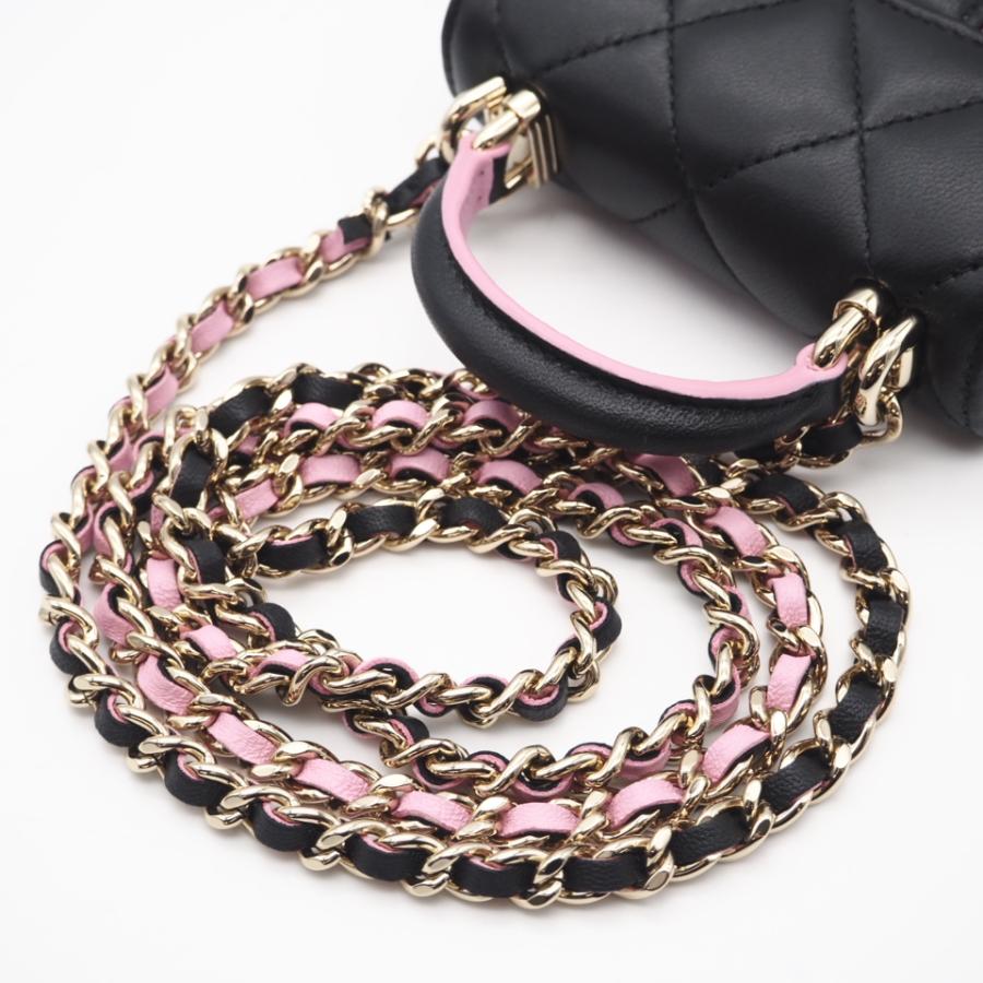 ★3日以内返品可★ 極美品 CHANEL シャネル マトラッセ ラムスキン ココマーク チェーンマイクロバッグ - | CHANEL | 05