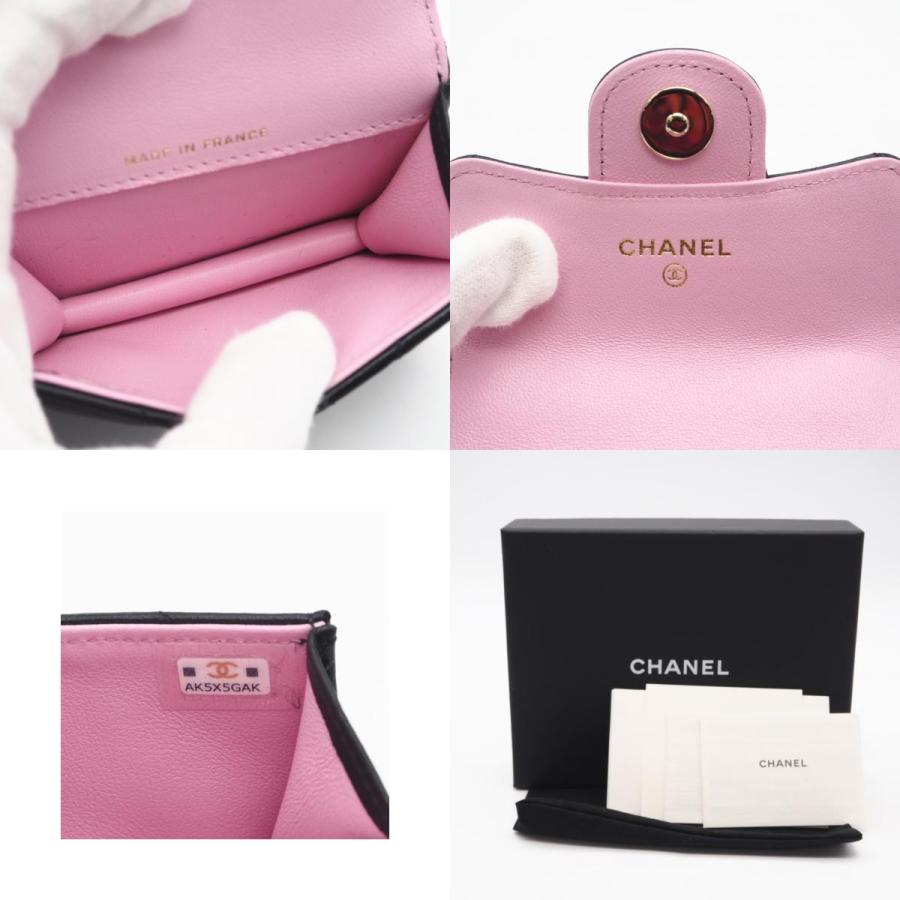 ★3日以内返品可★ 極美品 CHANEL シャネル マトラッセ ラムスキン ココマーク チェーンマイクロバッグ - | CHANEL | 09