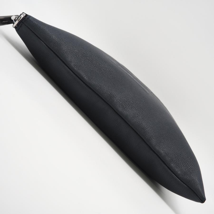 ★3日以内返品可★ 美品 FENDI フェンディ レザー ロゴ ショルダーバッグ 7VA604 ショルダーバッグ ネイビー | FENDI | 07