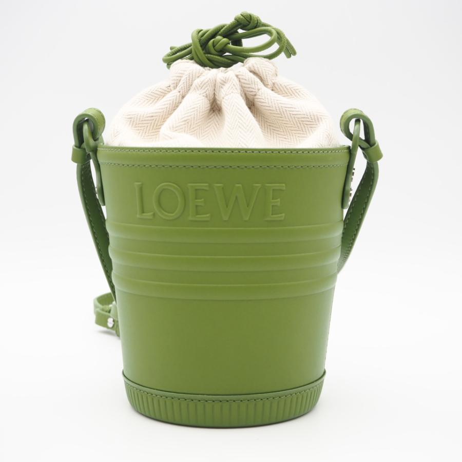★3日以内返品可★ 美品 LOEWE ロエベ カーフレザー ジャルディニエポケット A630G43X01 ショルダーバッグの画像