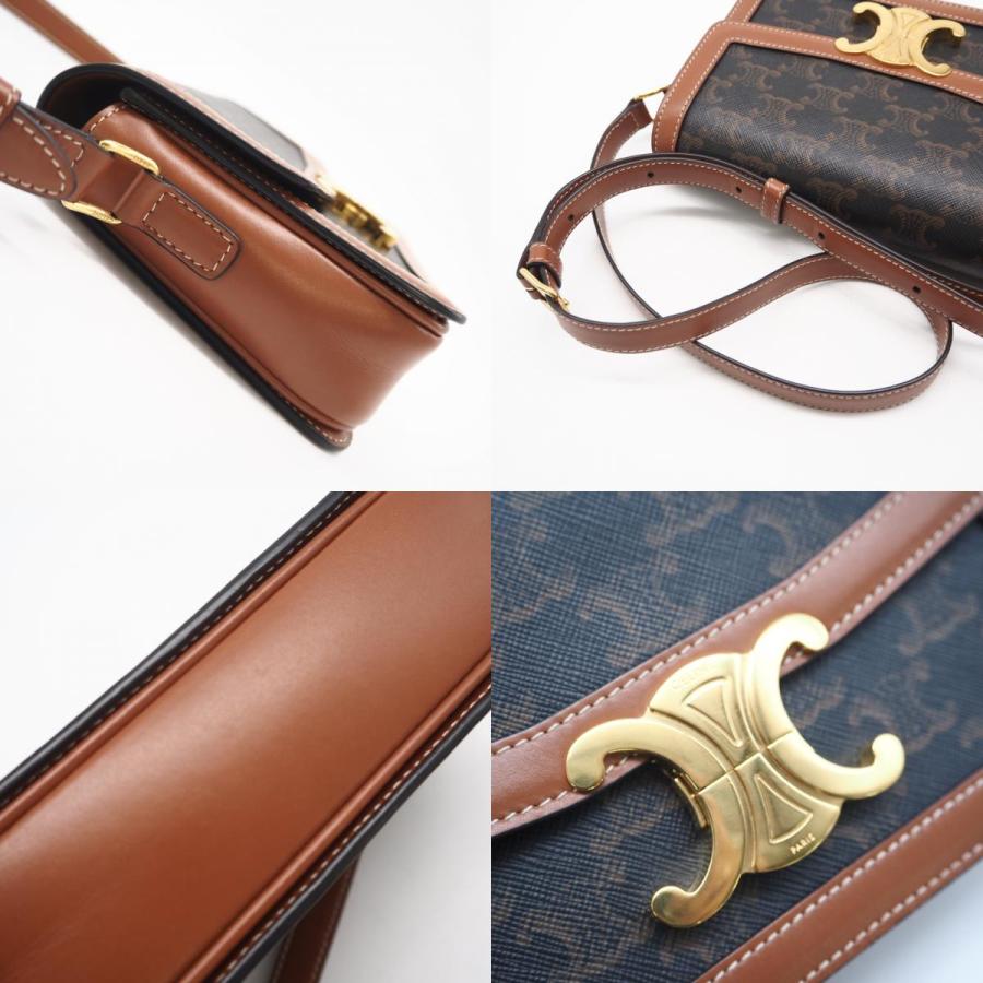 ★3日以内返品可★ 美品 CELINE セリーヌ トリオンフキャンバス＆カーフスキン ティーン トリオンフバッグ | CELINE | 07