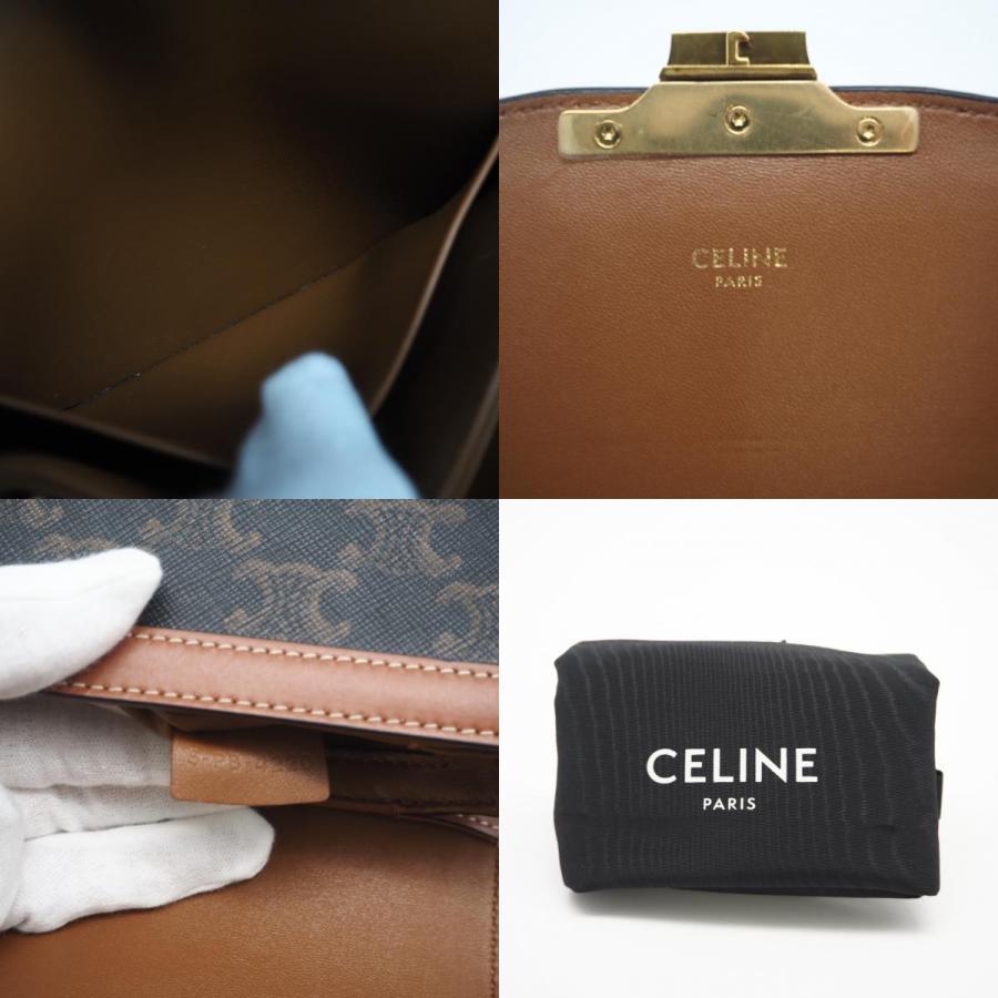★3日以内返品可★ 美品 CELINE セリーヌ トリオンフキャンバス＆カーフスキン ティーン トリオンフバッグ | CELINE | 09