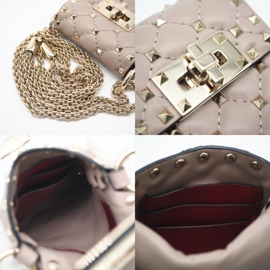 ★3日以内返品可★ 美品 VALENTINO ヴァレンティノ ロックスタッズ フォンホルダー - 2wayショルダーバッグ | VALENTINO | 08