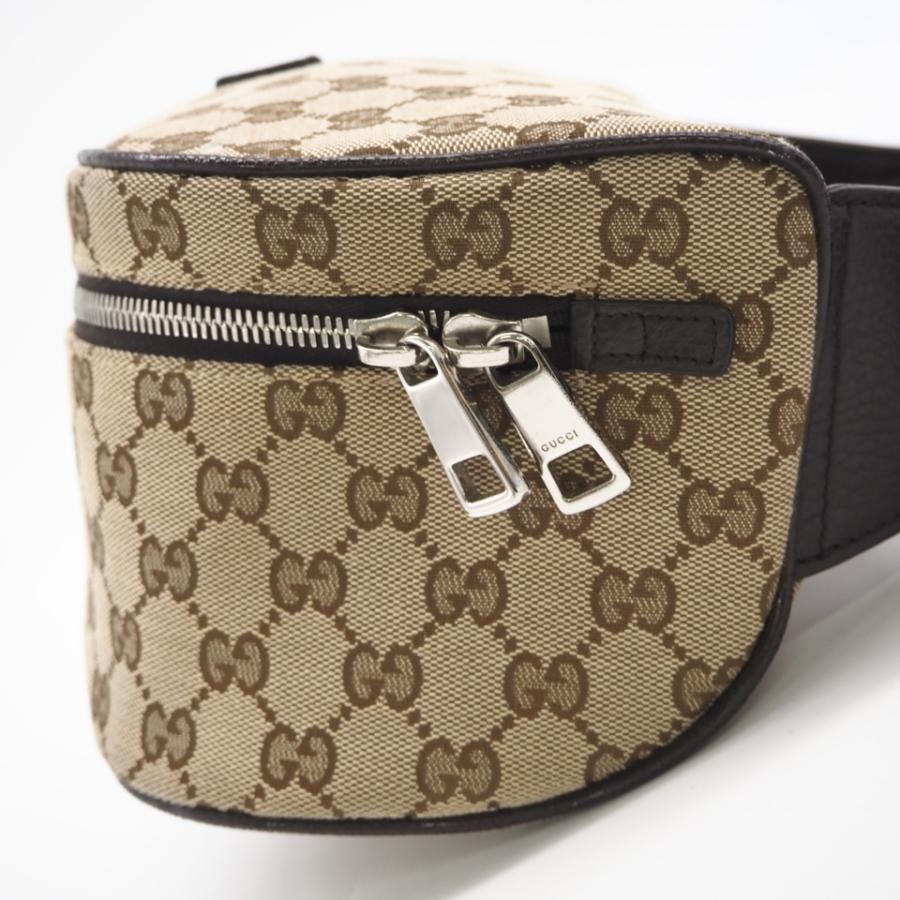 極美品 GUCCI グッチ ウエストバッグ ショルダーバッグ GG キャンバス GUCCI（グッチ） ☆3日以内返品可☆ 極美品 GGキャンバス ウエスト