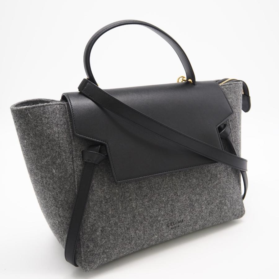 CELINE（セリーヌ） ☆3日以内返品可☆ 美品 フェルト レザー ベルト