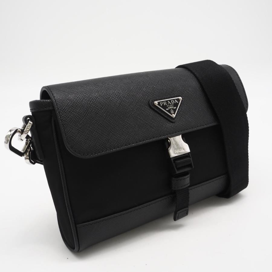 ★3日以内返品可★ 極美品 PRADA プラダ テスートサフィアーノ Re-Nylon ショルダーバッグ 2VD053 | PRADA