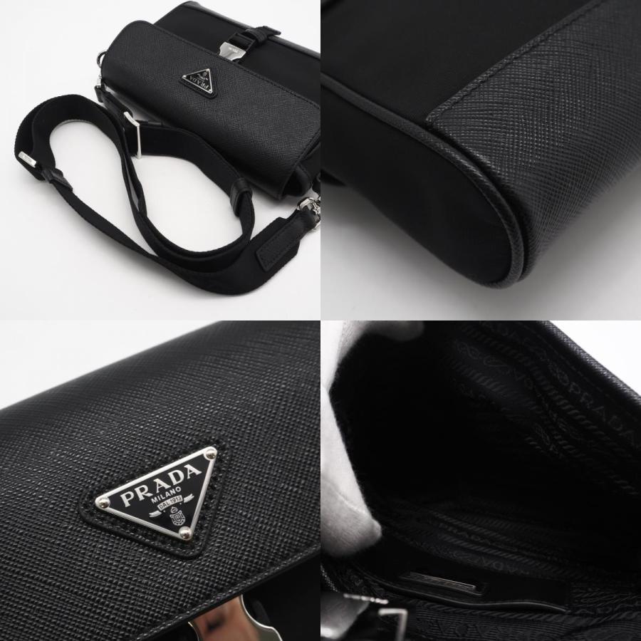 ★3日以内返品可★ 極美品 PRADA プラダ テスートサフィアーノ Re-Nylon ショルダーバッグ 2VD053 | PRADA | 08