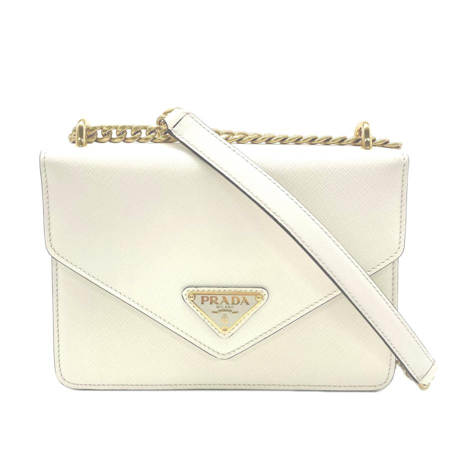 PRADA（プラダ） ☆3日以内返品可☆ 極美品 サフィアーノ チェーン 