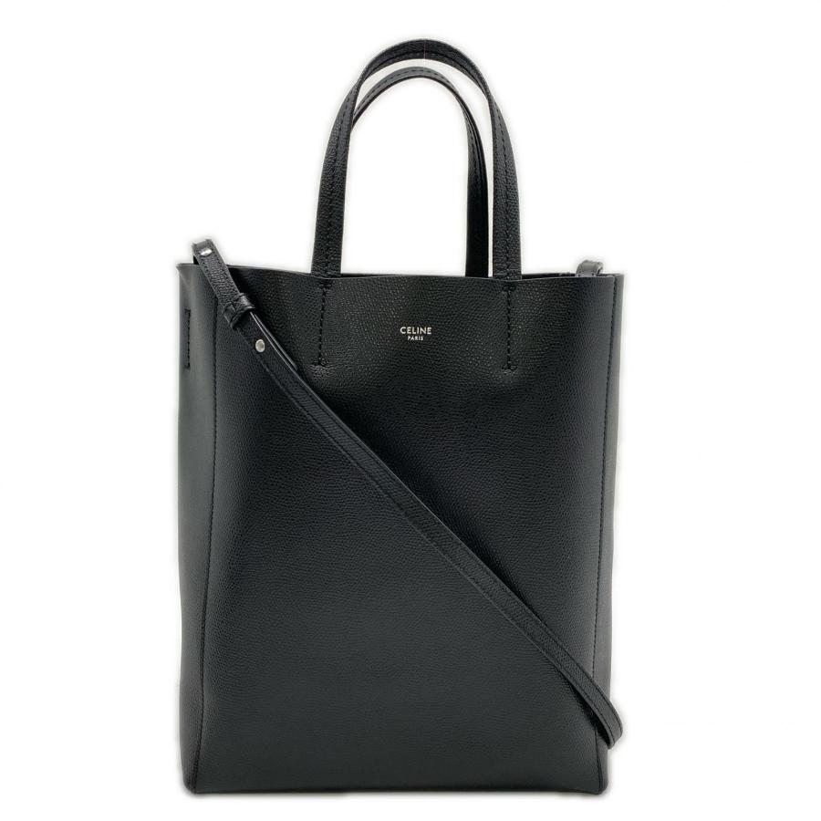 ★3日以内返品可★ 美品 CELINE セリーヌ カバ スモール トートバッグ 176183 2wayハンドバッグ ブラック | CELINE | 01
