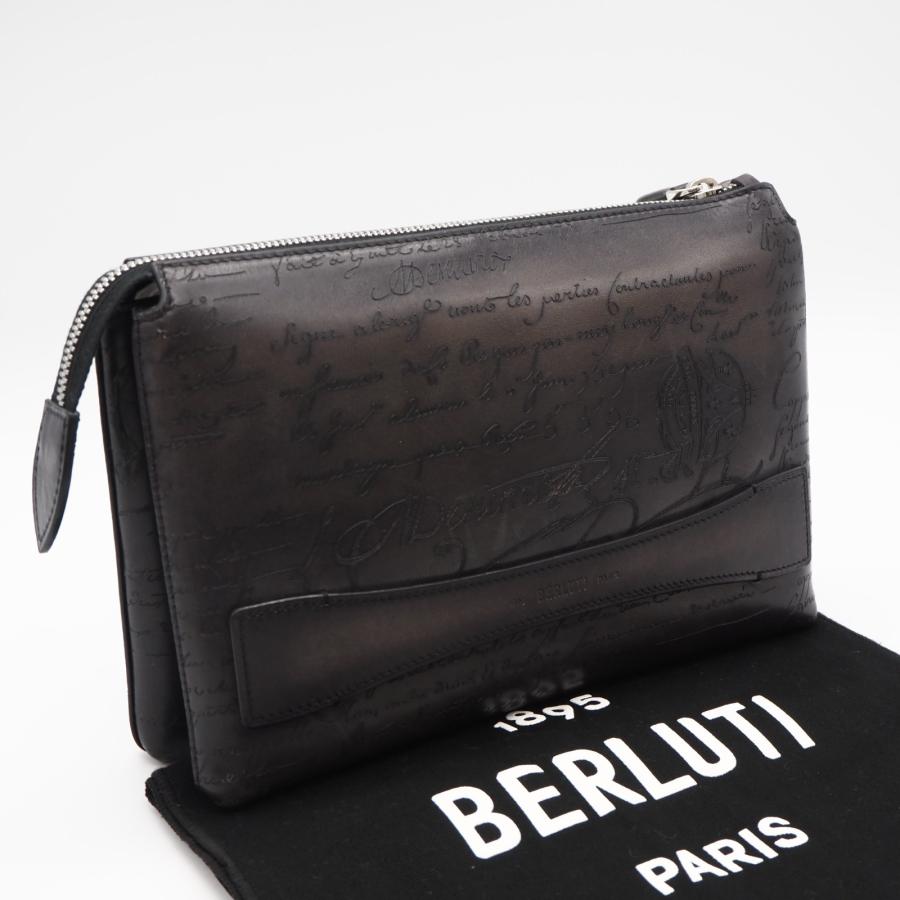 ☆3日以内返品可☆ 美品 Berluti ベルルッティ スクリットレザー 