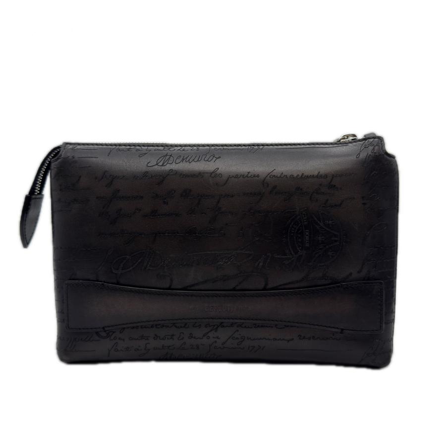 ☆3日以内返品可☆ 美品 Berluti ベルルッティ スクリットレザー 
