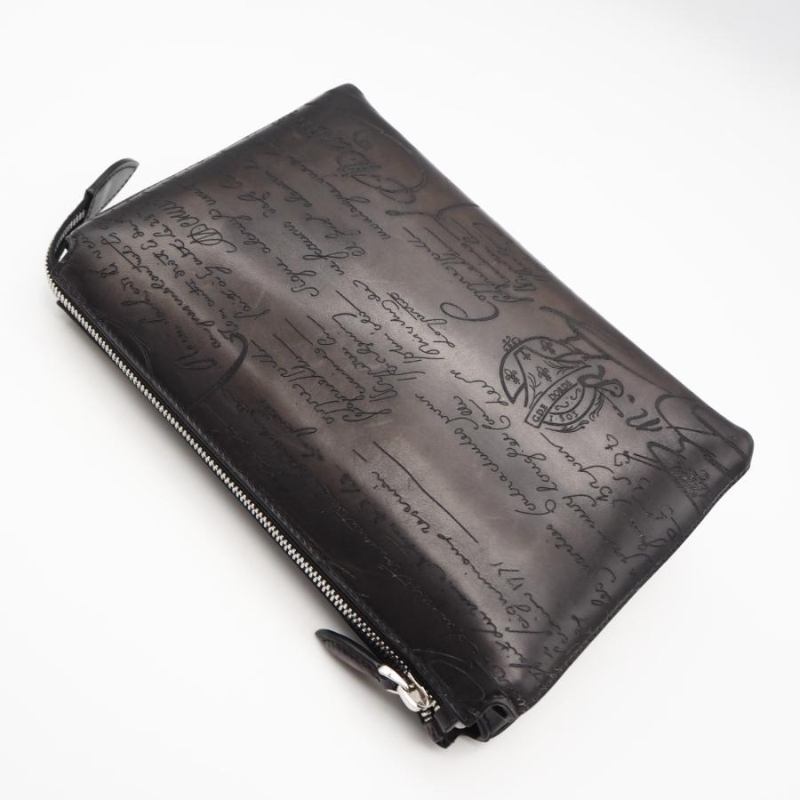 ☆3日以内返品可☆ 美品 Berluti ベルルッティ スクリットレザー 