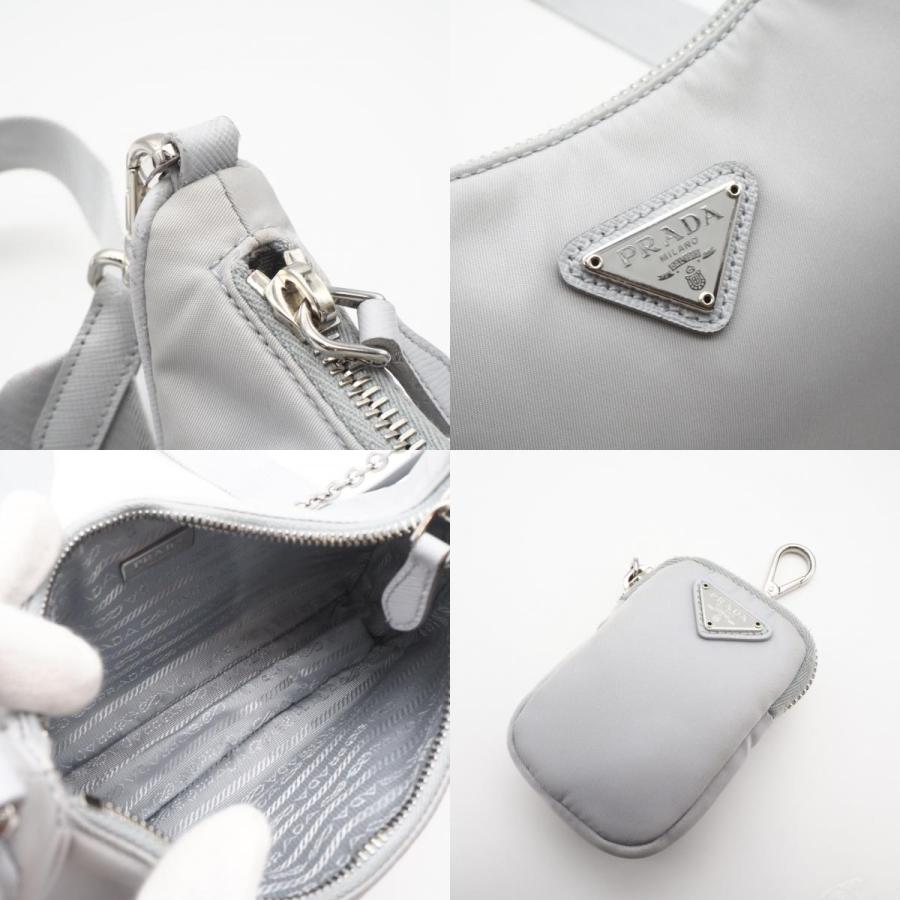 ★3日以内返品可★ 美品 PRADA プラダ Re-Nylon ロゴ ショルダーバッグ フィオルダリーゾ 1BH204 | PRADA | 07