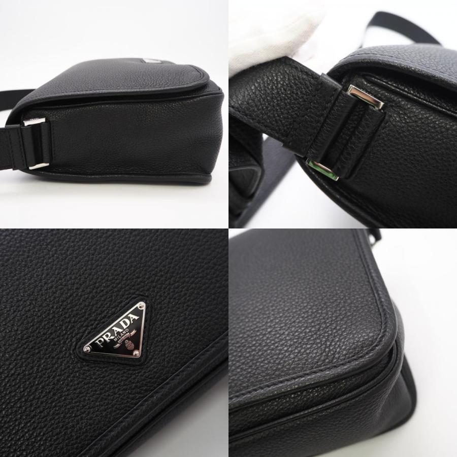 ★3日以内返品可★ 美品 PRADA プラダ レザー トライアングルロゴ ショルダーバッグ 2VD075 ショルダーバッグ | PRADA | 08