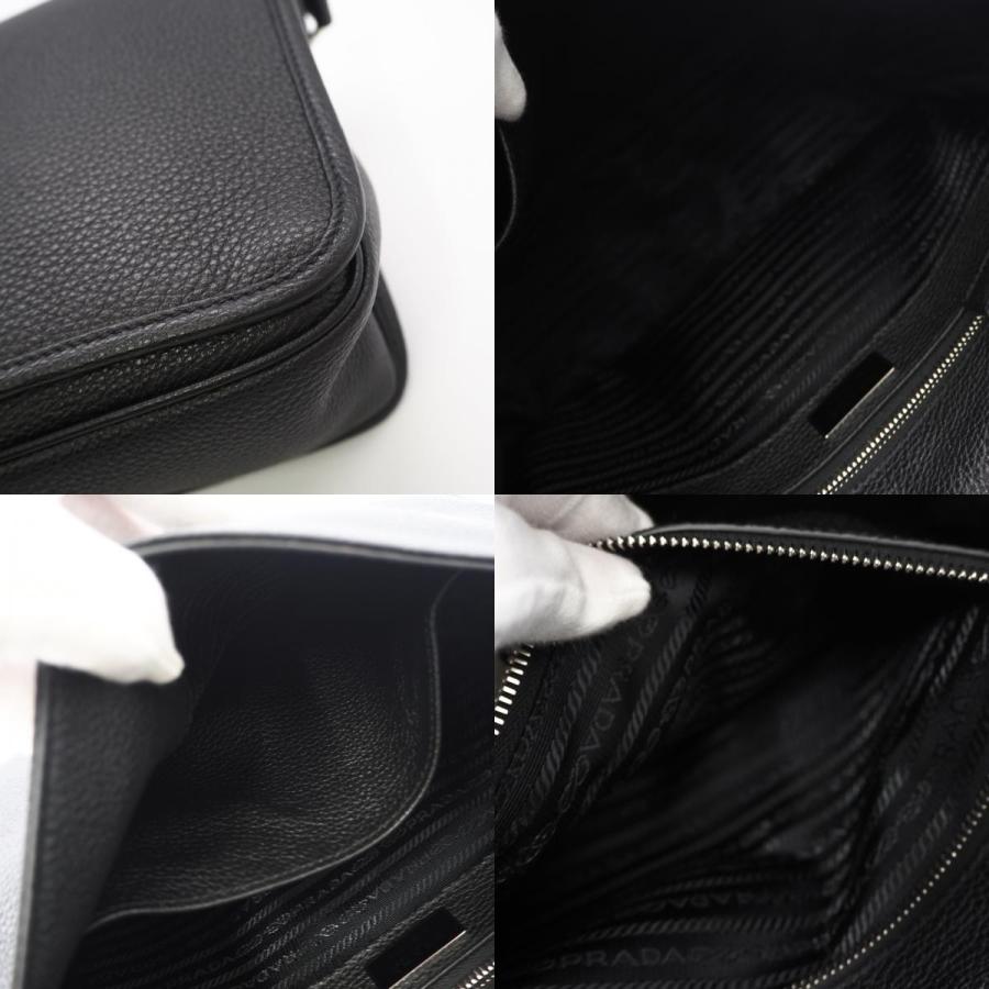 PRADA（プラダ） ☆3日以内返品可☆ 美品 レザー トライアングルロゴ